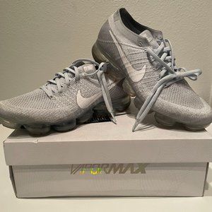 NIKE Vapormax Flyknit Pure Platinum (White/wolf grey)